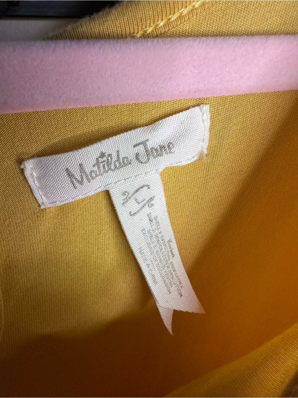 Matilda Jane Mustard Ruffle Sleeve Tunic - Picture 4 of 5